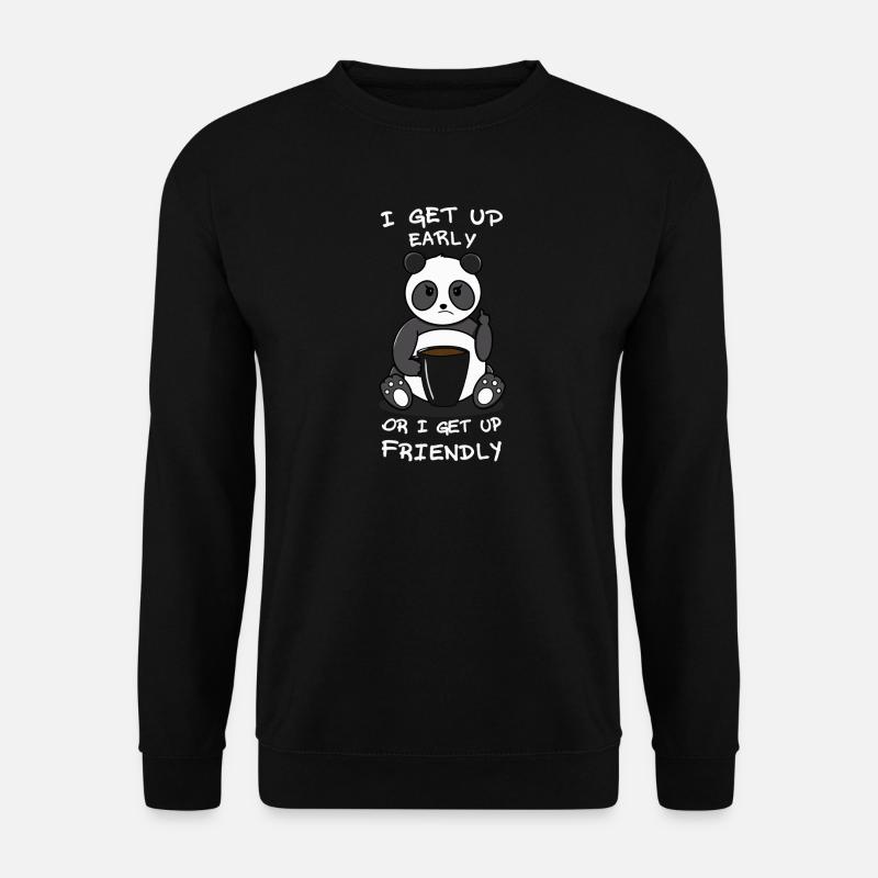 Early or friendly - Unisex Sweatshirt - black