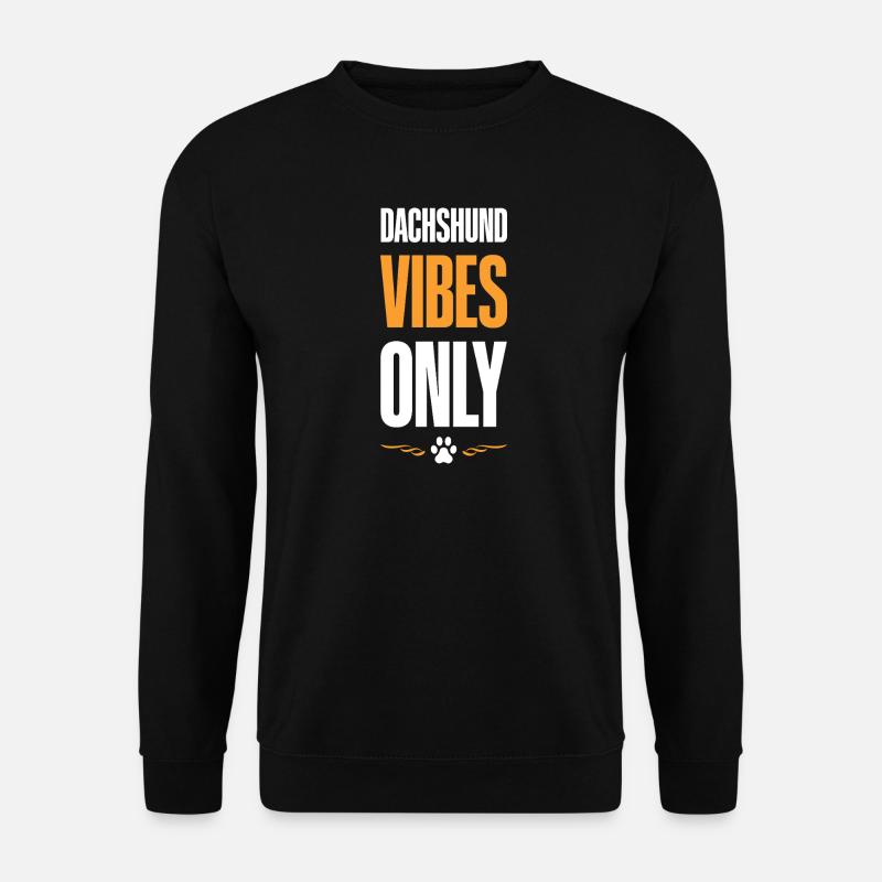 DackelVibesNur - Unisex Pullover - Schwarz