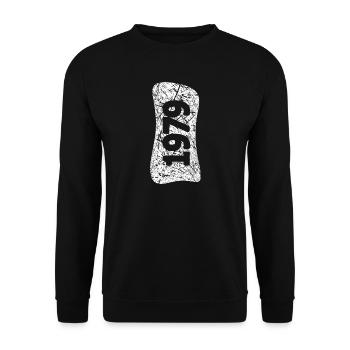 Hochzeit 1979 - Unisex Pullover - Schwarz - Vorne - Alina (178cm) & Michal (187cm)