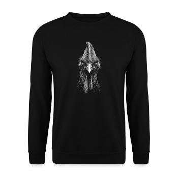 Cassowary - Unisex Sweatshirt - black - Front - Alina (178cm) & Michal (187cm)
