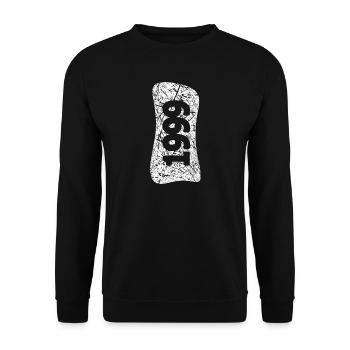 Hochzeit 1999 - Unisex Pullover - Schwarz - Vorne - Alina (178cm) & Michal (187cm)