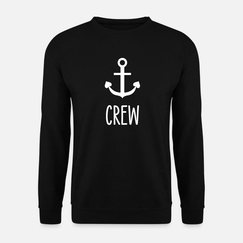 Crew - Skipper Segeln Charter Mannschaft - Unisex Pullover - Schwarz
