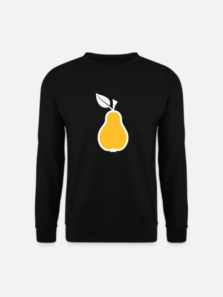 Birne - Unisex Pullover - Schwarz