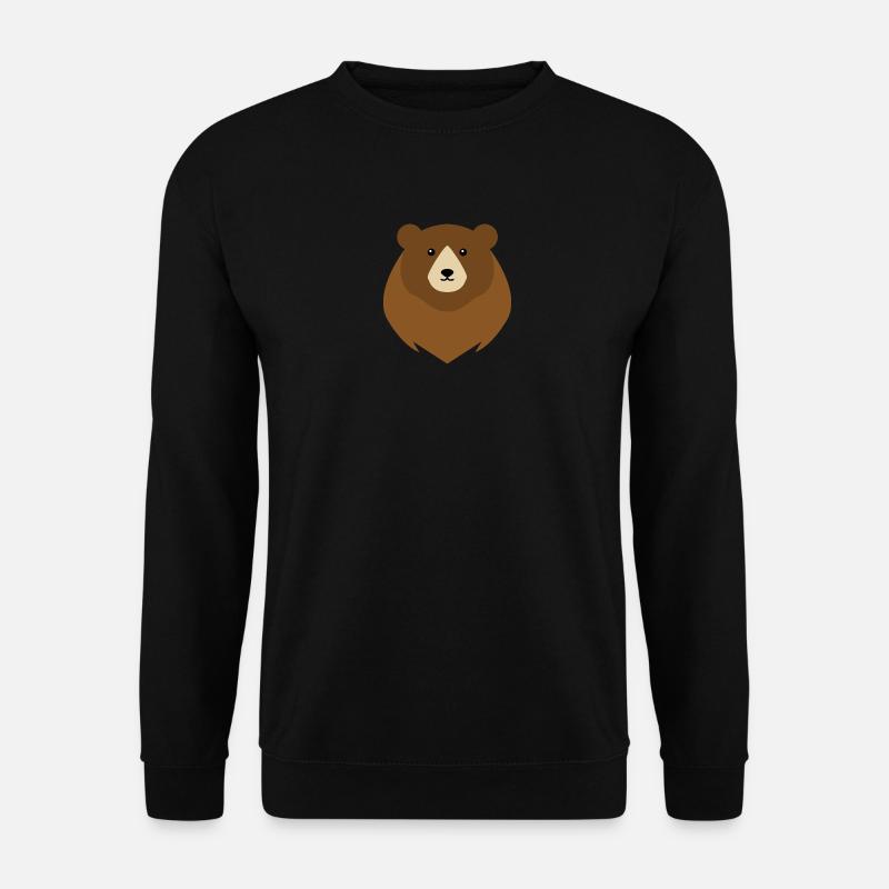 Der Bär - Unisex Pullover - Schwarz