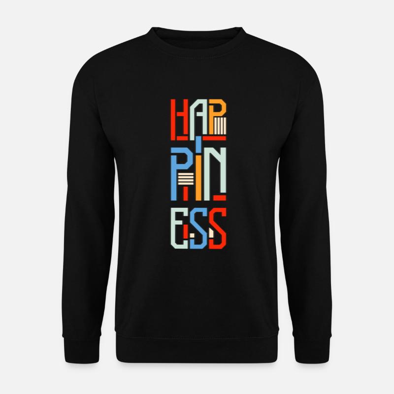 Glücklich Positiv Geld - Unisex Pullover - Schwarz