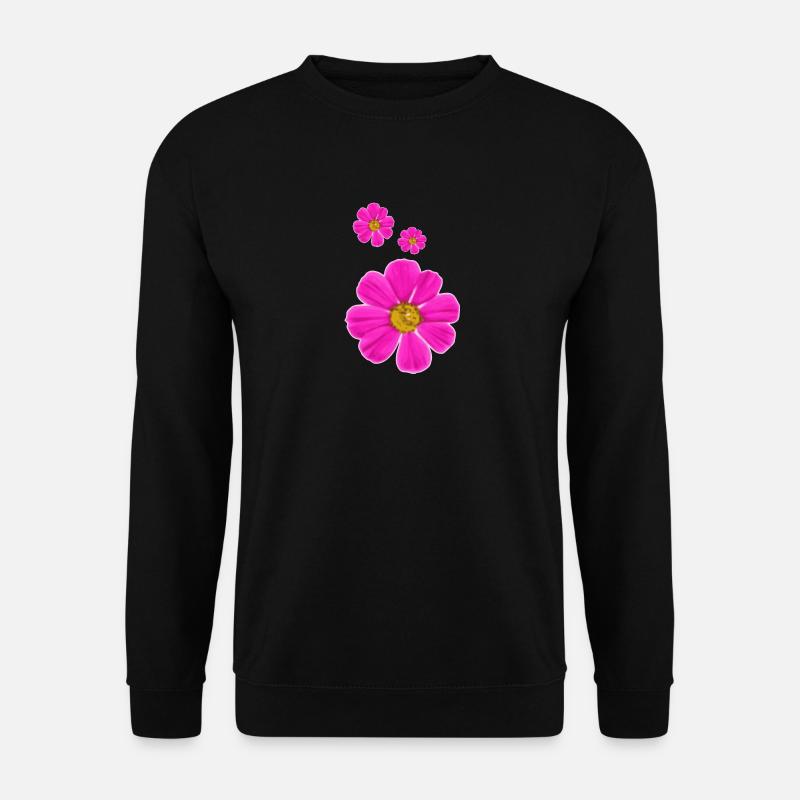 Blumen - Unisex Pullover - Schwarz