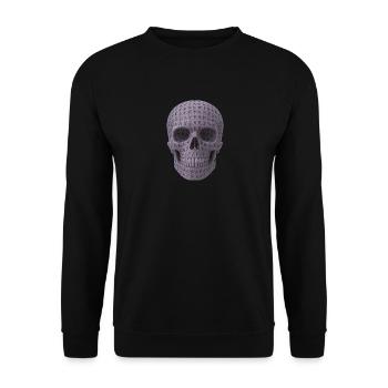 Viking Runen Skull - Unisex Pullover - Schwarz - Vorne - Alina (178cm) & Michal (187cm)