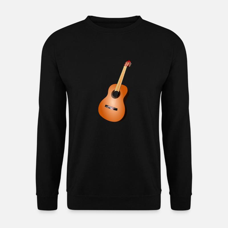 Gitarre - Unisex Pullover - Schwarz