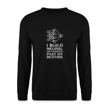 Neural Networks Data Science Computer Science - Unisex Sweatshirt - black - Front - Alina (178cm) & Michal (187cm)