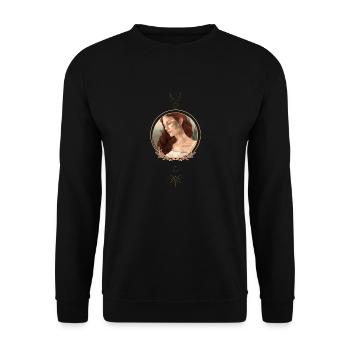 Frau - Unisex Pullover - Schwarz - Vorne - Alina (178cm) & Michal (187cm)