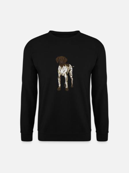 Deutsch Kurzhaar GSP Hund Geschenk - Unisex Pullover - Schwarz
