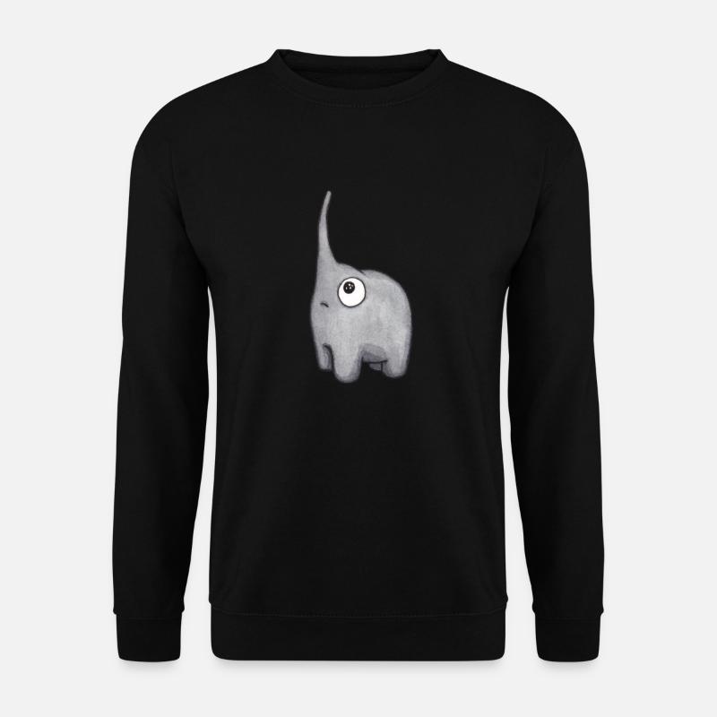 Petit éléphant - Sweat-shirt Unisexe - noir