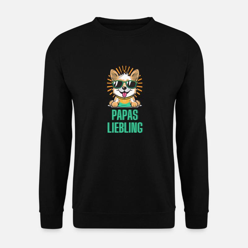 Papas Liebling - Unisex Pullover - Schwarz