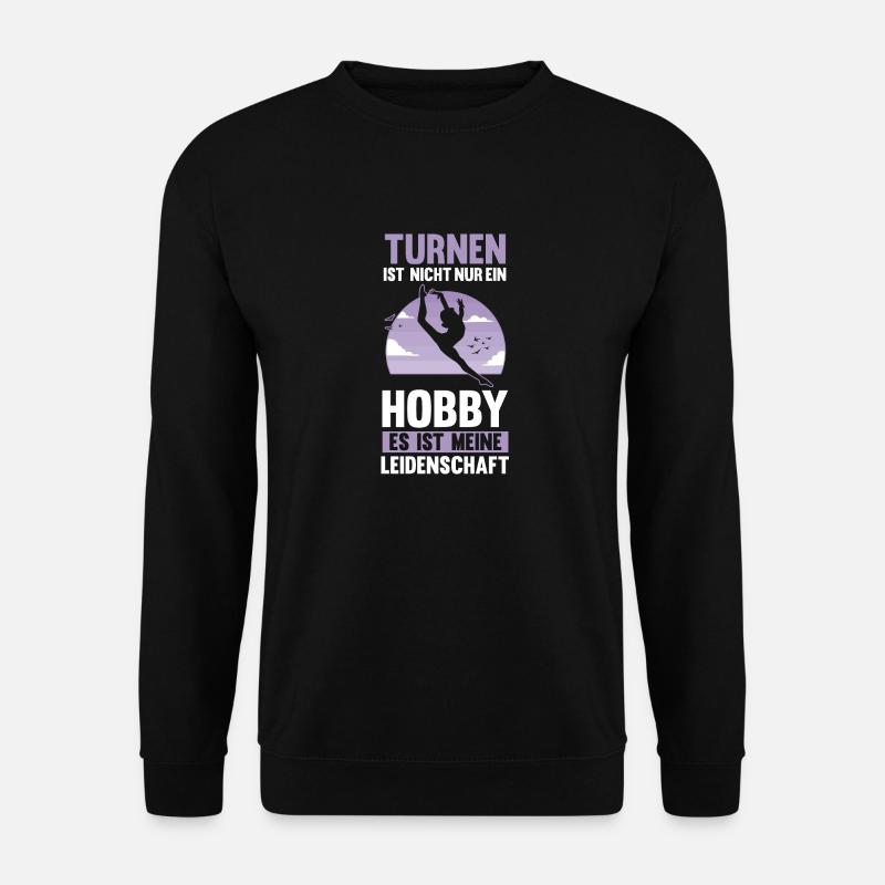 Turnen Gymnastik Turner - Unisex Pullover - Schwarz