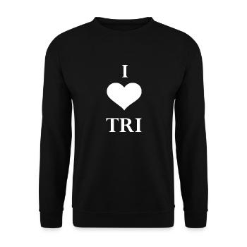 Triathlon Natation Vélo Course Marathon - Sweat-shirt Unisexe - noir - Devant - Alina (178cm) & Michal (187cm)