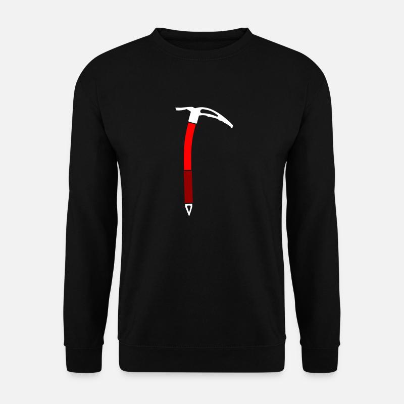 Eispickel dreifarb vektor - Unisex Pullover - Schwarz