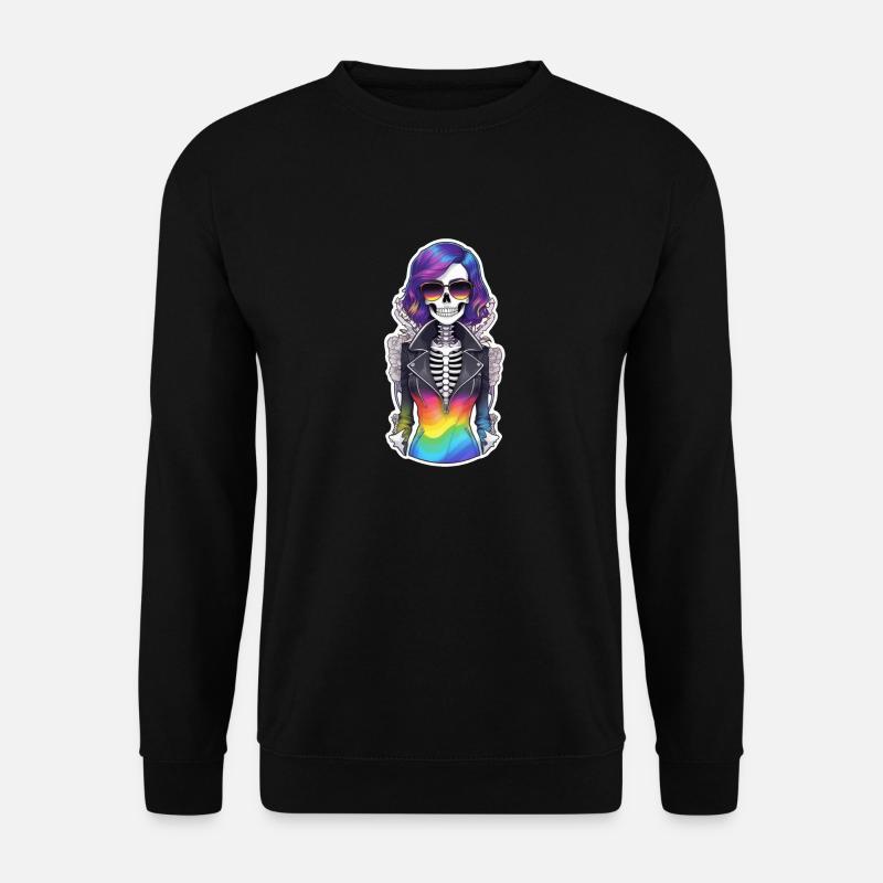 Halloween - Rock & Rainbow - Unisex Sweatshirt - black