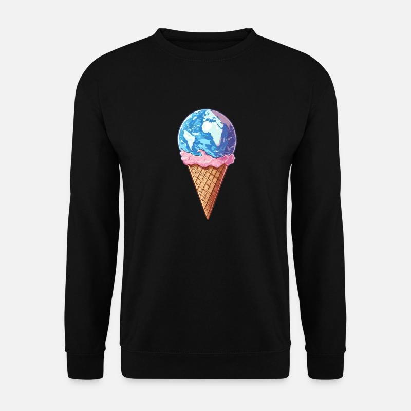 Ice Planet Earth - Unisex Sweatshirt - black
