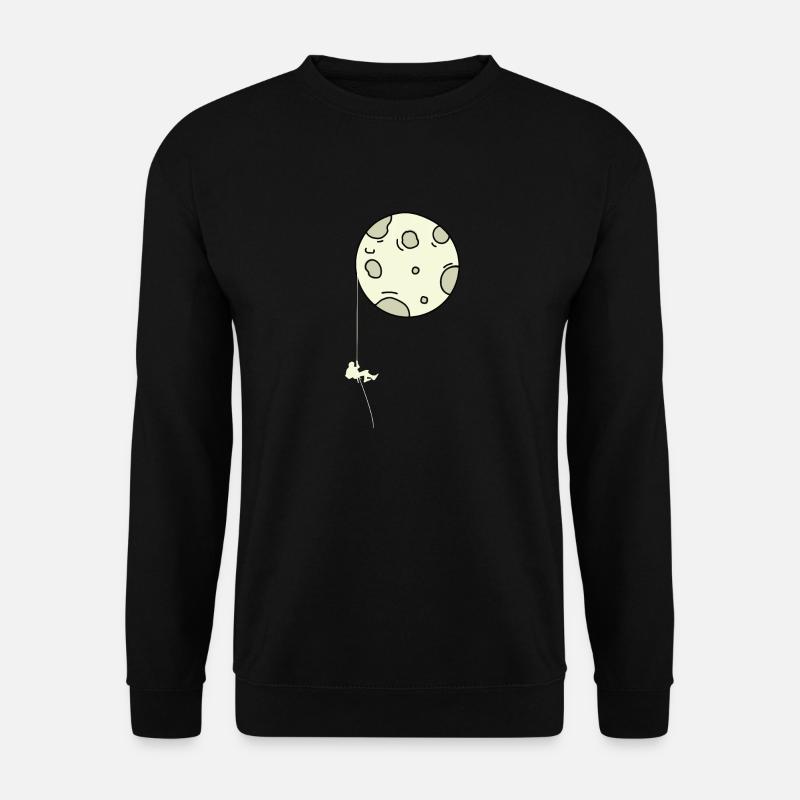 Moon Climber Climbing The Moon - Unisex Sweatshirt - black