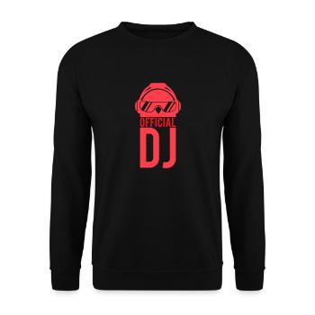 Pinguin Official DJ Vogel Party Club Musik Feiern - Unisex Pullover - Schwarz - Vorne - Alina (178cm) & Michal (187cm)