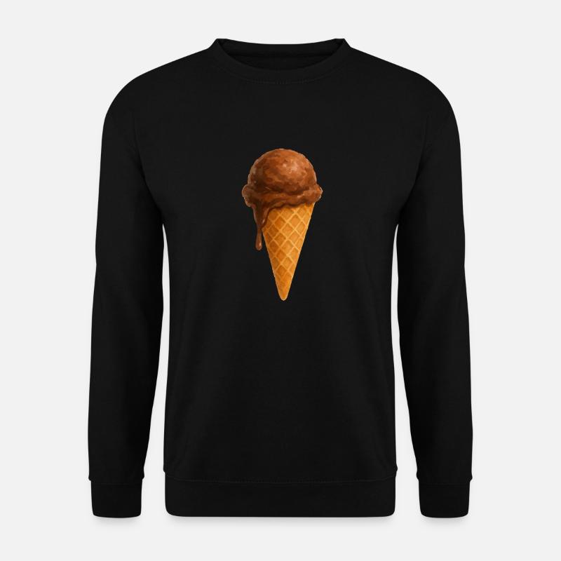 schokoladeneis eis - Unisex Pullover - Schwarz