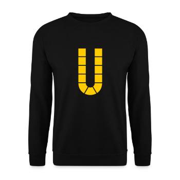 Dortmunder U (innen) - Unisex Pullover - Schwarz - Vorne - Alina (178cm) & Michal (187cm)