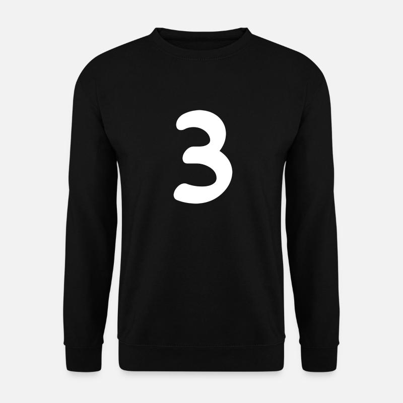 Meilleure vente Numéro 3 - Sweat-shirt Unisexe - noir