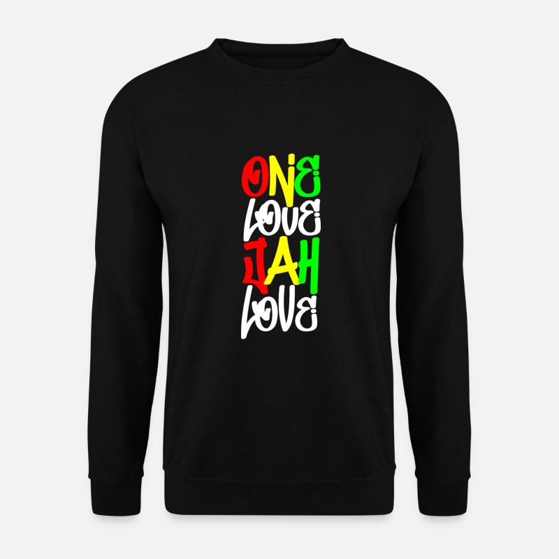 Rasta Liebe - Unisex Pullover - Schwarz