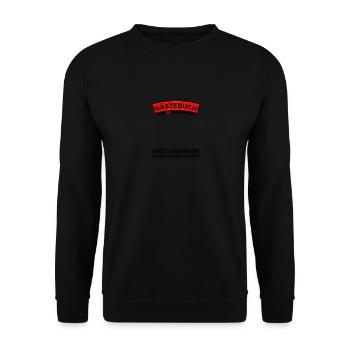 Gästebuch 67 Geburtstag Mann Frau Lustig - Unisex Pullover - Schwarz - Vorne - Alina (178cm) & Michal (187cm)
