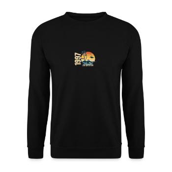 Geburtstag Limited Edition 1997 - Unisex Pullover - Schwarz - Vorne - Alina (178cm) & Michal (187cm)
