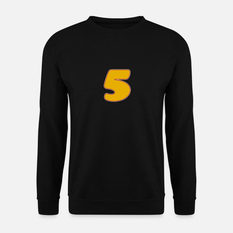 5 - Five - Unisex Sweatshirt - black