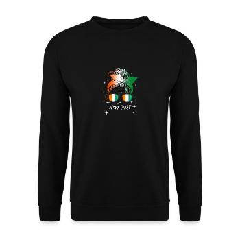 Elfenbeinküste - Unisex Pullover - Schwarz - Vorne - Alina (178cm) & Michal (187cm)