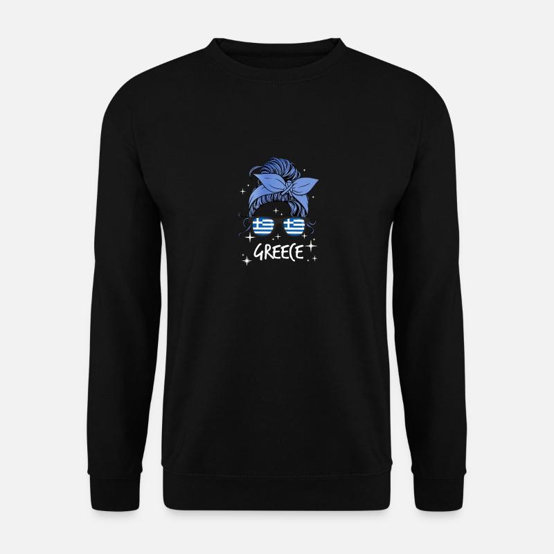 Griechenland - Unisex Pullover - Schwarz