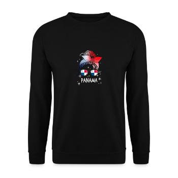 Panama - Unisex Pullover - Schwarz - Vorne - Alina (178cm) & Michal (187cm)