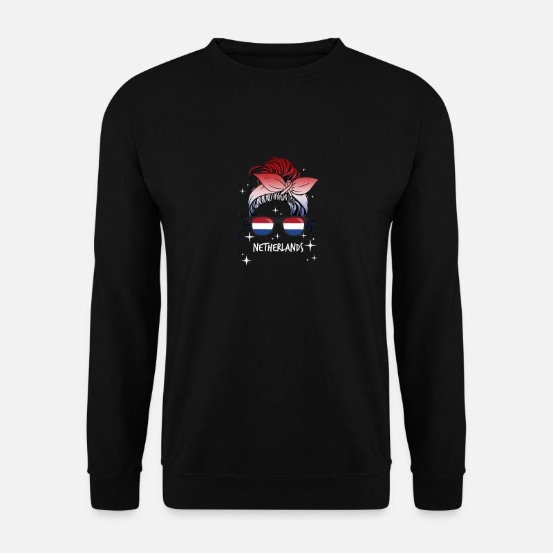 Niederlande - Unisex Pullover - Schwarz