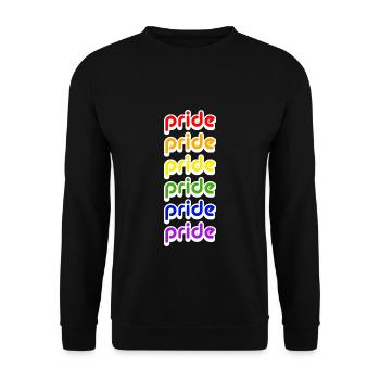 Pride - Pride Month - LGBTQ - Gay - Unisex Sweatshirt - black - Front - Alina (178cm) & Michal (187cm)