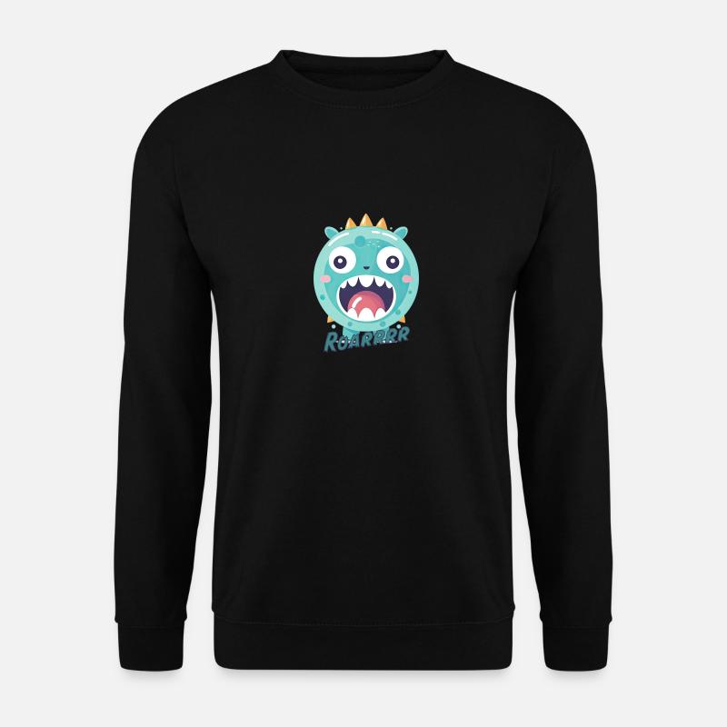 Little Monster (with text) - Unisex Sweatshirt - black