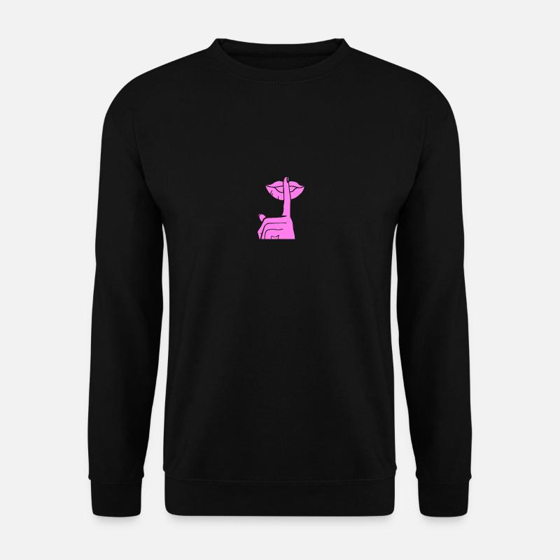 Logo Rosa - Unisex Pullover - Schwarz