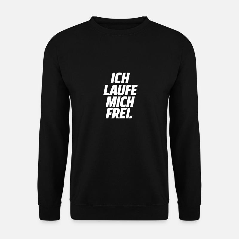 Ichlaufmichfrei - Unisex Pullover - Schwarz