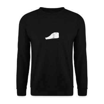 Klopapier - Unisex Pullover - Schwarz - Vorne - Alina (178cm) & Michal (187cm)
