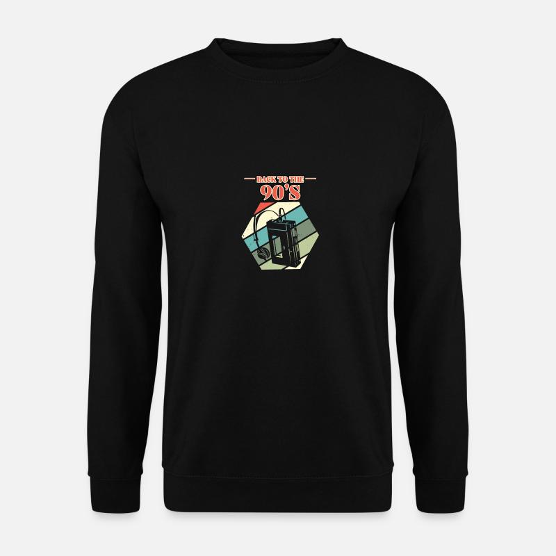 Walkman cassette tape 90s - gift - Unisex Sweatshirt - black