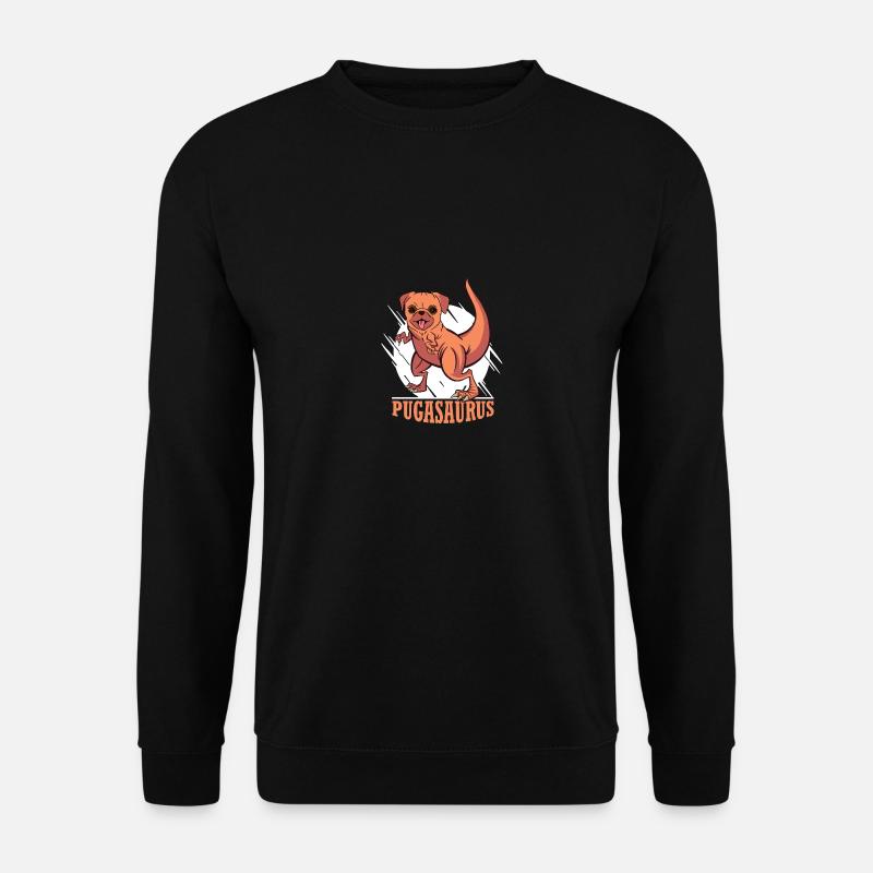 Gift Idea - Pugasaurus - Unisex Sweatshirt - black