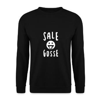 SALE GOSSE BLACK - Sweat-shirt Unisexe - noir - Devant - Alina (178cm) & Michal (187cm)