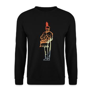 Marschkapelle Junge - Unisex Pullover - Schwarz - Vorne - Alina (178cm) & Michal (187cm)