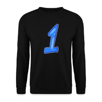 1 Gagnant - Sweat-shirt Unisexe - noir - Devant - Alina (178cm) & Michal (187cm)