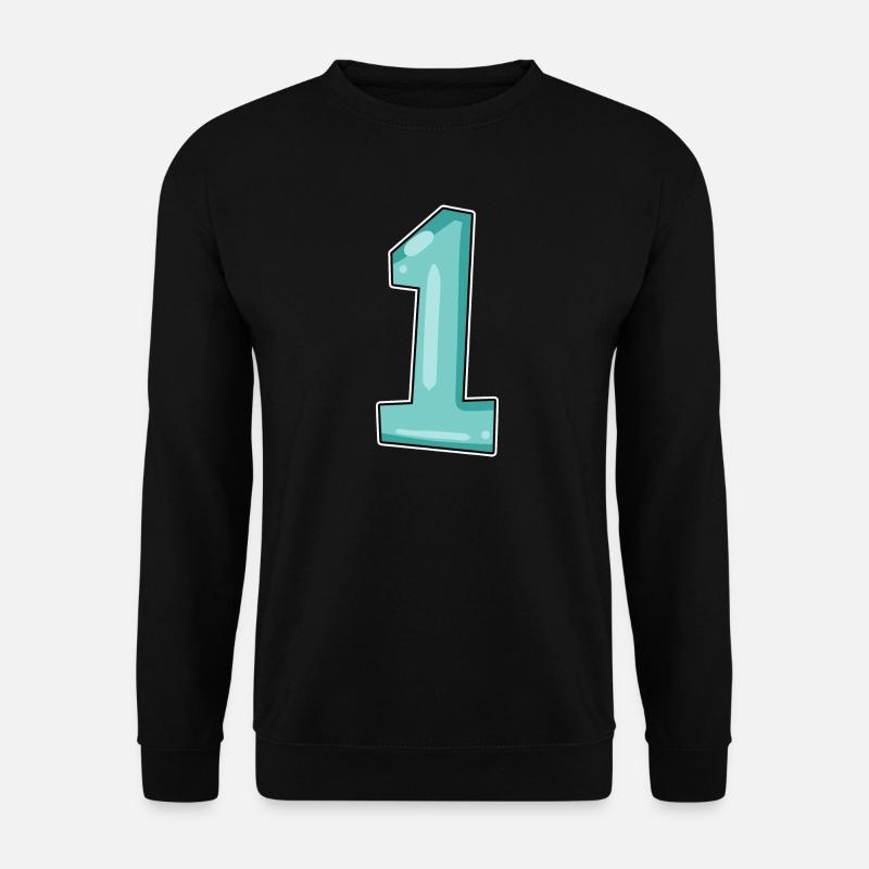 1 - Sweat-shirt Unisexe - noir