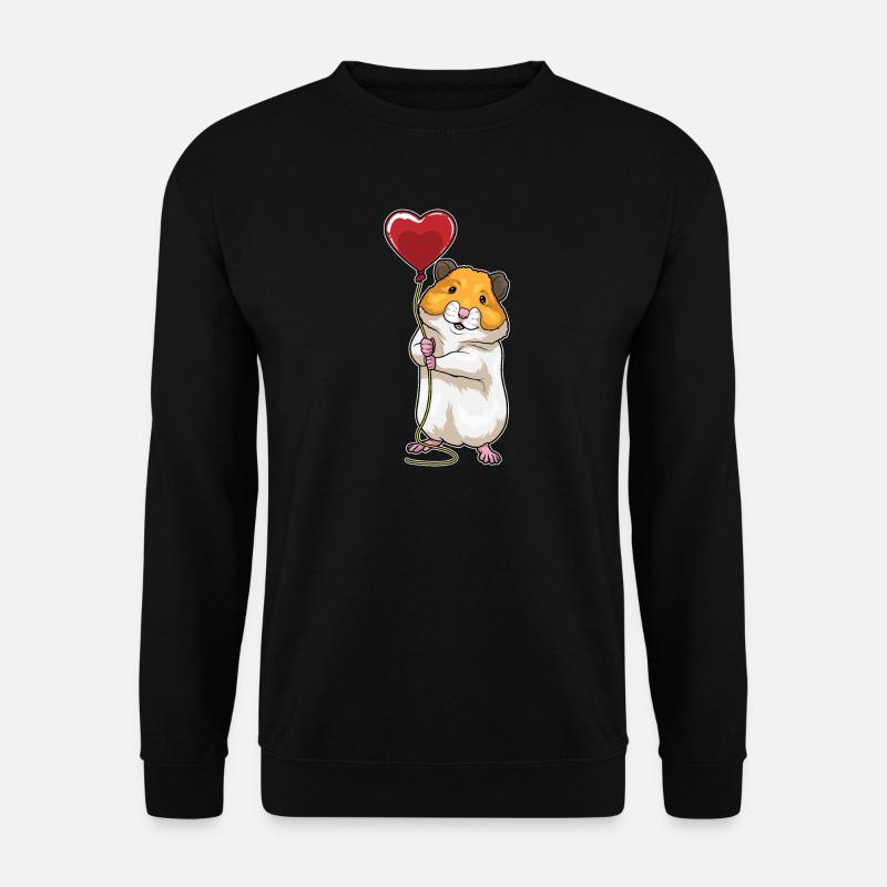 Hamster Balloon - Unisex Sweatshirt - black