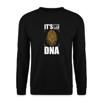 It's My DANN Taco Tacos - Unisex Sweatshirt - black - Front - Alina (178cm) & Michal (187cm)