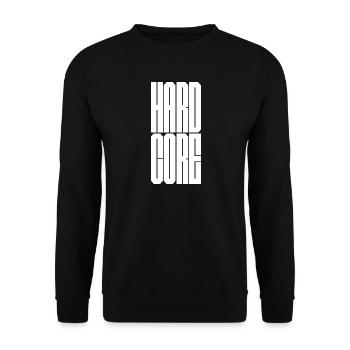Hardcore punk - Unisex Sweatshirt - black - Front - Alina (178cm) & Michal (187cm)