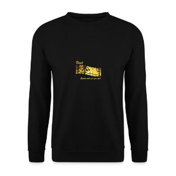Alligator Hunter, Gators Get You Wet, Louisiana - Unisex Sweatshirt - black - Front - Alina (178cm) & Michal (187cm)